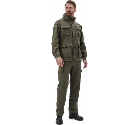 Изображение товара Костюм куртка/брюки URSUS СУМРАК цвет: хаки, ткань: Рип-Стоп 48-50, 182-188 КОС407-ХАКИ/48-50, 182-188