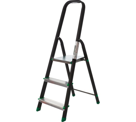 Изображение товара Стальная стремянка с алюминиевой ступенью SMARTY Combi 3 ступени SN023-03