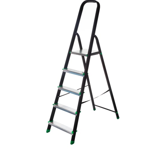 Изображение товара Стальная стремянка с алюминиевой ступенью SMARTY Combi 5 ступеней SN023-05