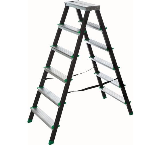 Изображение товара Комбинированная двухсторонняя стремянка SMARTY Combi Duo 6 ступеней SN027-06