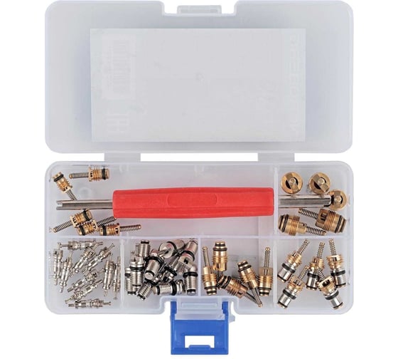 Изображение товара Набор ниппелей (золотников) для сервисных портов + унив. сервисный ключ NORDBERG NFA6K