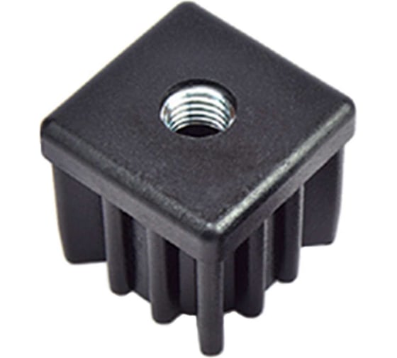 Изображение товара Комплект заглушек EMES для профильной трубы 30x30 мм, с резьбой M10, 2 шт. PRK303010.2