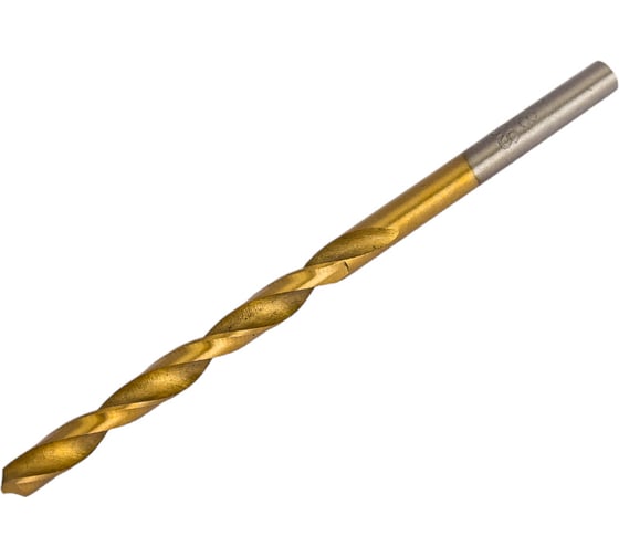 Изображение товара Сверло по металлу (10 шт; 3.8 мм; Р6М5; покрытие титан+кобальт) vertextools 666-03,8