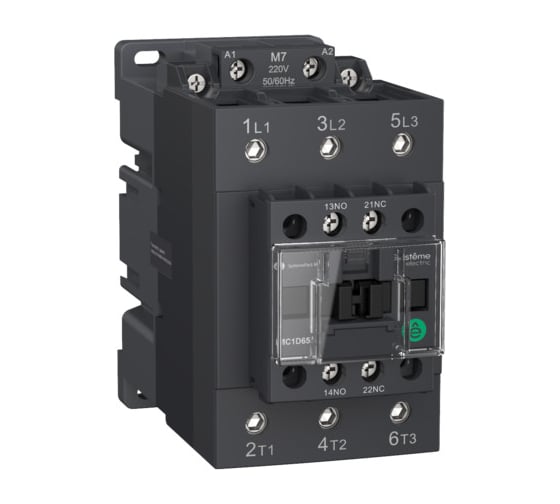 Изображение товара Контактор Systeme Electric MC1D 3P 40A НО+НЗ 110-250V AC/DC (ранее LC1D40AM7) MC1D40KUE