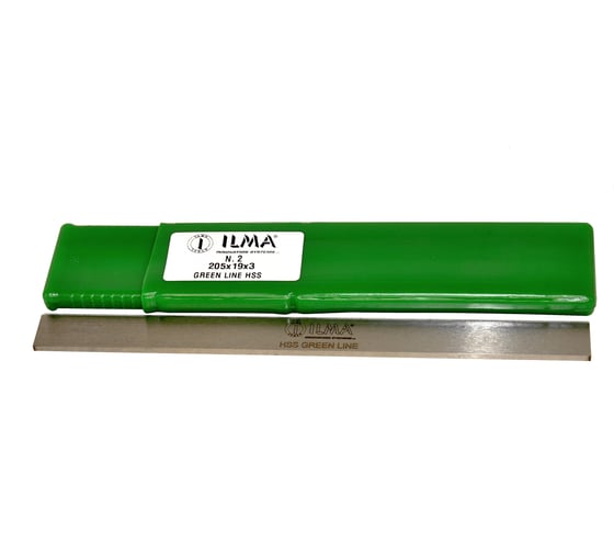 Изображение товара Нож строгальный ILMA 205x19x3 HSS GREEN LINE PHGL.205.19.3