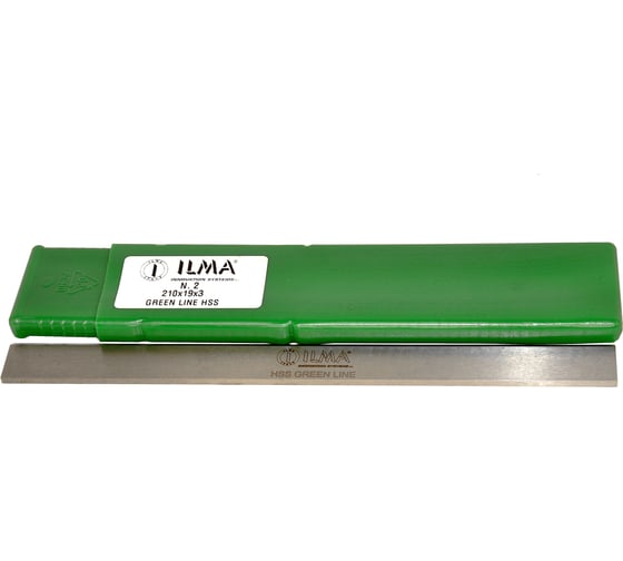 Изображение товара Нож строгальный ILMA 210x19x3 HSS GREEN LINE PHGL.210.19.3