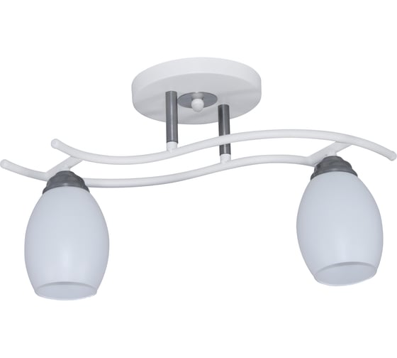 Изображение товара Светильник потолочный ЭЛЕТЕХ Стиль 121 бел.(Плафон 8368) НПБ 01-2x60-123 Е27 _ИМ_ 1005405413