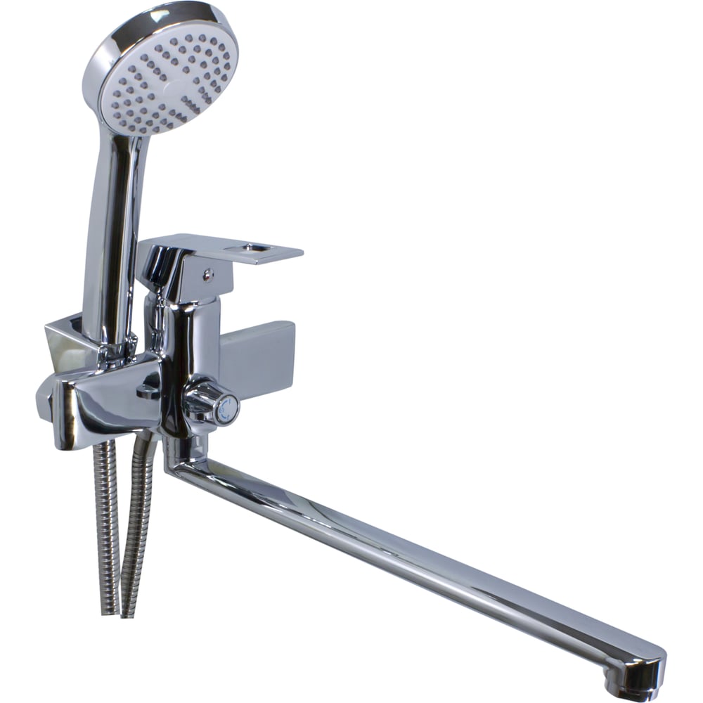 Изображение товара Современный однорычажный смеситель для ванны Doron DВ 2135-35L хром с выдвижной лейкой