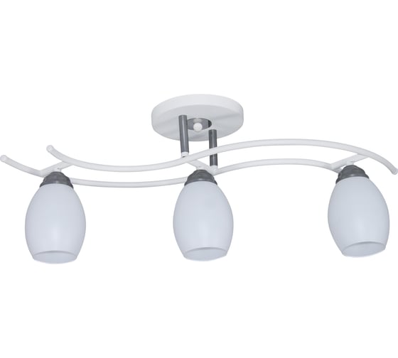 Изображение товара Светильник потолочный ЭЛЕТЕХ Стиль 131 бел.(Плафон 8368) НПБ 01-3x60-178 Е27 _ИМ_ 1005405414