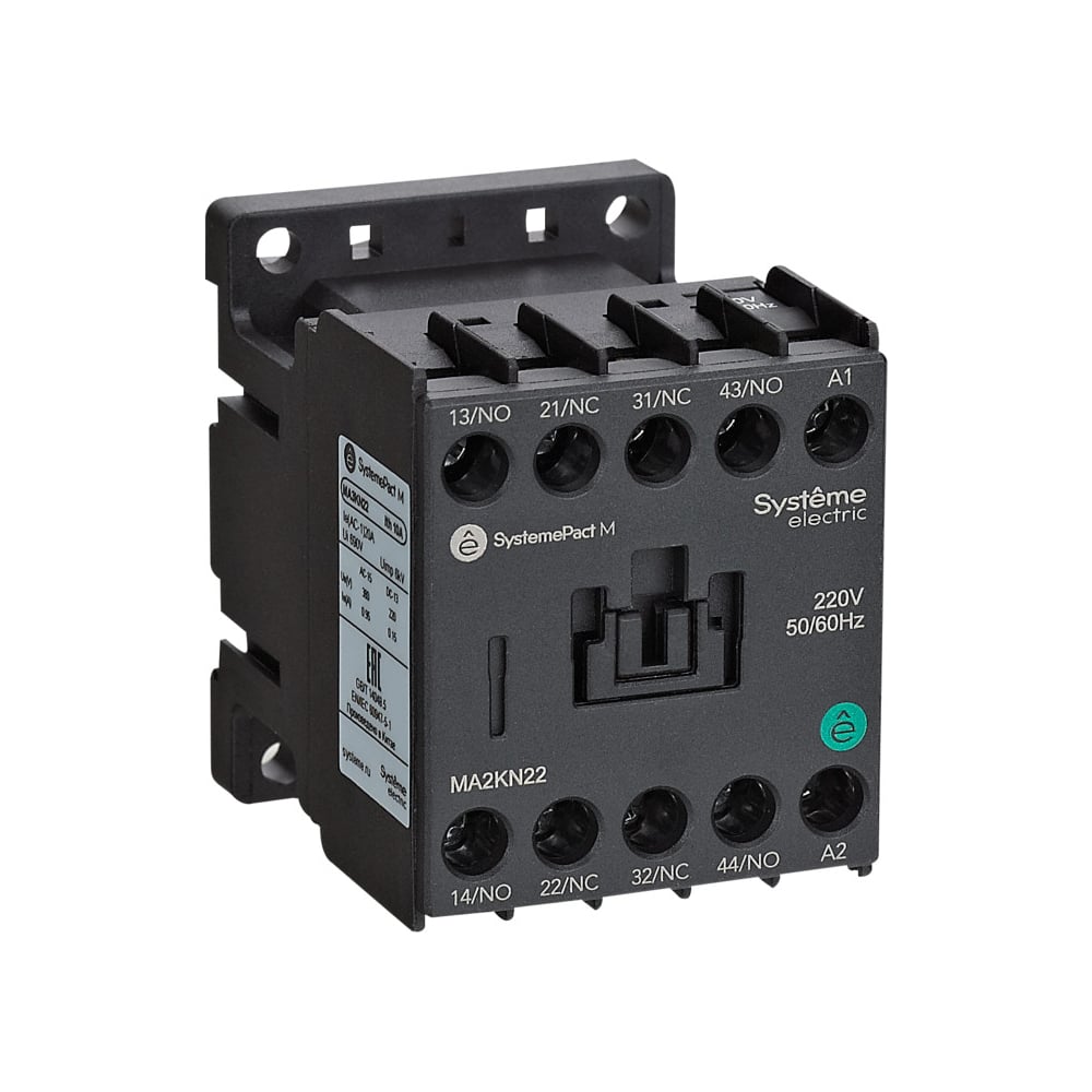 Изображение товара Промежуточное реле Systeme Electric MA2K 4НО AC400V 50/60Hz