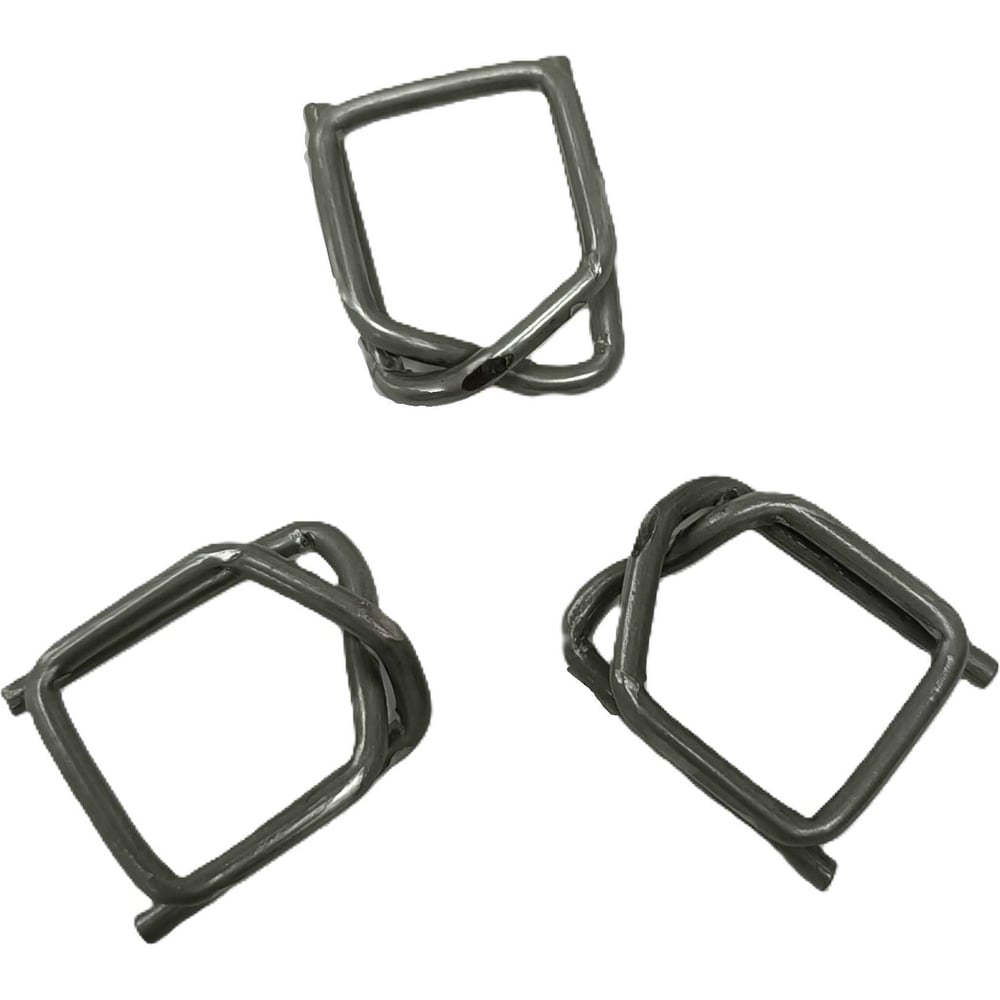 Изображение товара Проволочная пряжка для лент 16 мм стальная ООО Грузкомплект 1000 шт