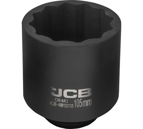 Изображение товара Головка ударная глубокая JCB 1'', 105мм (12 граней) JCB-488120105(61709)
