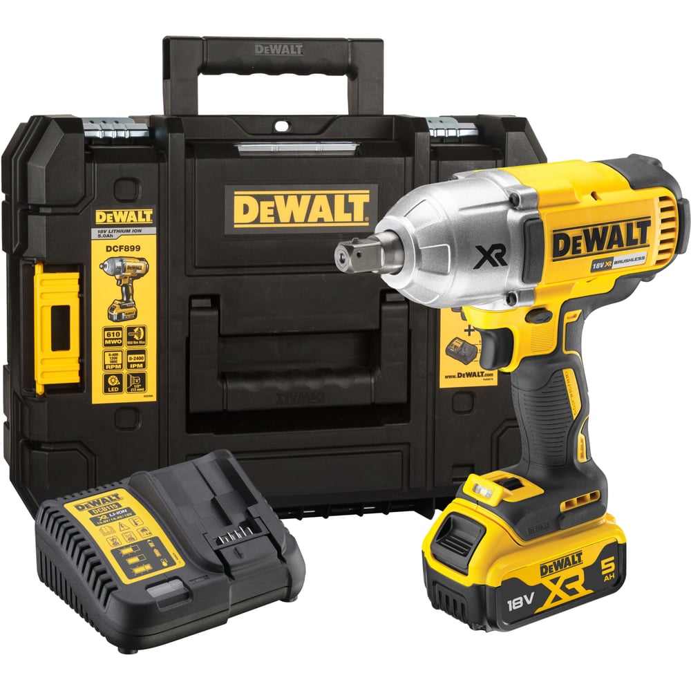 Изображение товара Аккумуляторный гайковерт Dewalt DCF899P1, 18 В, 950 Нм, с кейсом