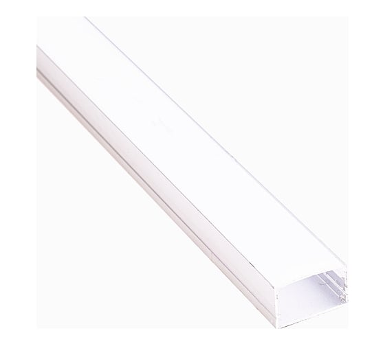 Изображение товара Профиль накладной LEDS POWER СПН2515 алюминий анодированный с матовым рассеивателем 2м 008479