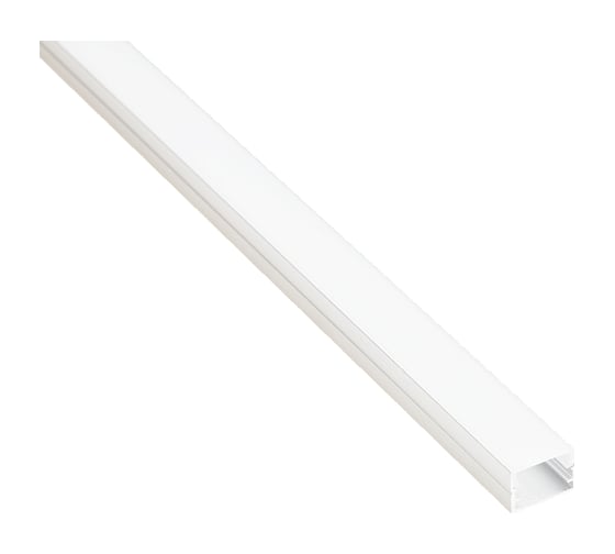 Изображение товара Профиль накладной LEDS POWER СПН1510 алюминий анодированный с матовым рассеивателем 2м 008370