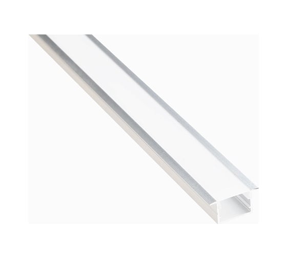 Изображение товара Профиль врезной LEDS POWER СПВ17-2507 алюминий анодированный с матовым рассеивателем 2м 008417