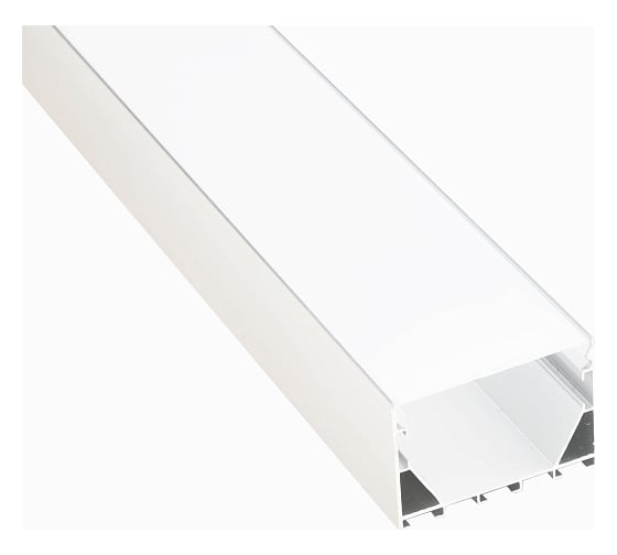 Изображение товара Профиль накладной LEDS POWER СПН5035 алюминий анодированный с матовым рассеивателем 2м 008516