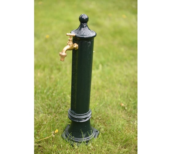 Изображение товара Алюминиевая садовая колонка для воды 1988, вес 2 кг, зеленая GLQ ДжиЭлКью 1988 (Green)