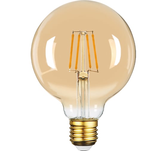 Изображение товара Светодиодная лампа WOLTA FILAMENT 10Вт 2400K Е27 WF-G95-10W2.4KE27