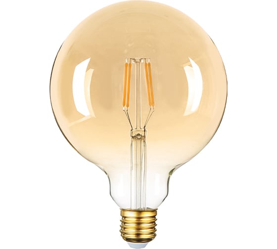 Изображение товара Светодиодная лампа FILAMENT 10Вт 2400K Е27 Wolta WF-G125-10W2.4KE27