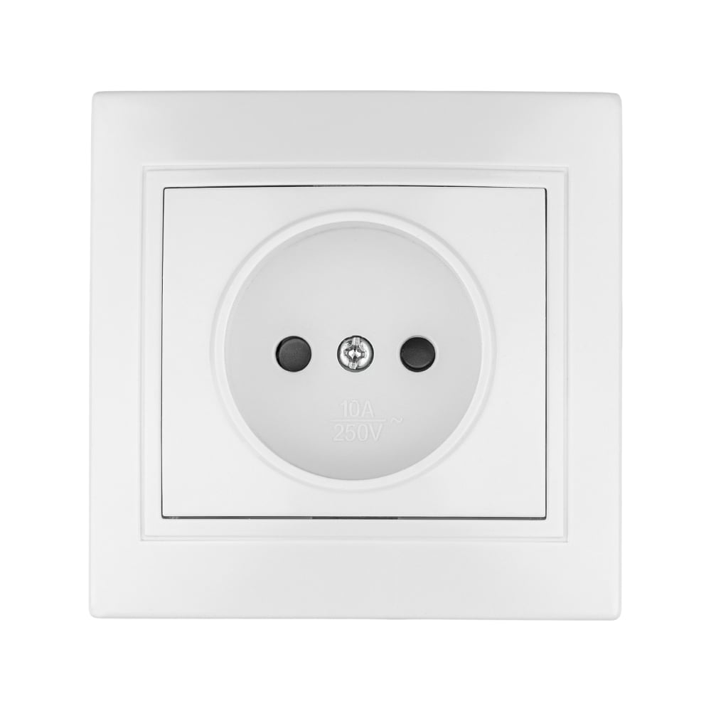 Изображение товара Розетка TDM ELECTRIC 2П 10А 250В белая Таймыр SQ1814-0511