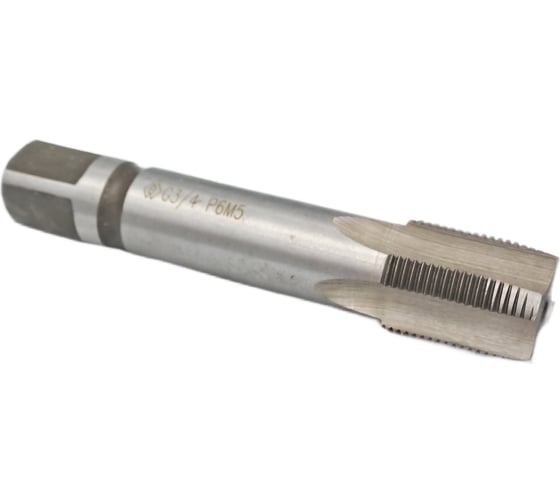 Изображение товара Трубный машинно-ручной метчик TORNERI G 3/4 Р6М5, для сквозных отверстий 028710