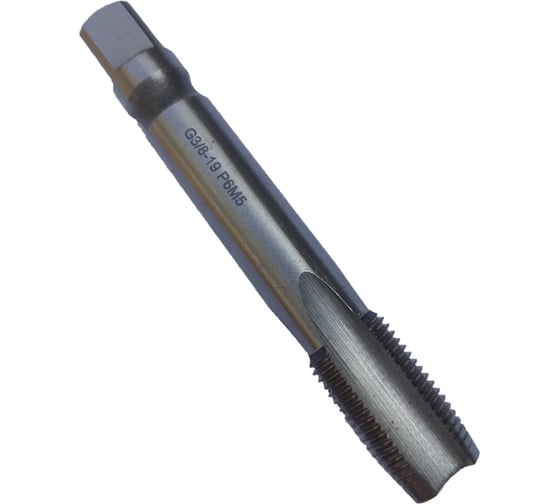 Изображение товара Трубный машинно-ручной метчик TORNERI G 3/8 Р6М5, для сквозных отверстий 038279
