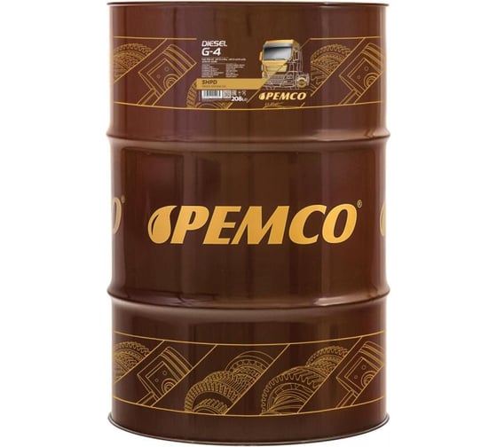 Изображение товара Минеральное моторное масло Pemco 15W-40 DIESEL G-4 SHPD 15W40 208 л. PM0704-DR-E