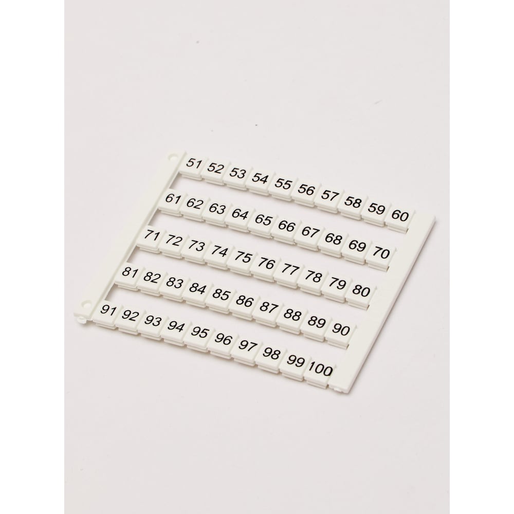 Изображение товара Горизонтальная маркировка Onka 5x5 мм белая пластик 50 шт