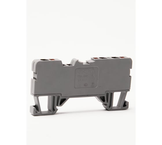 Изображение товара Клемма пружинная Onka OPK-1IN/2OUT-2,5, 2,5 кв мм (серый), 3-х выводной 1020285