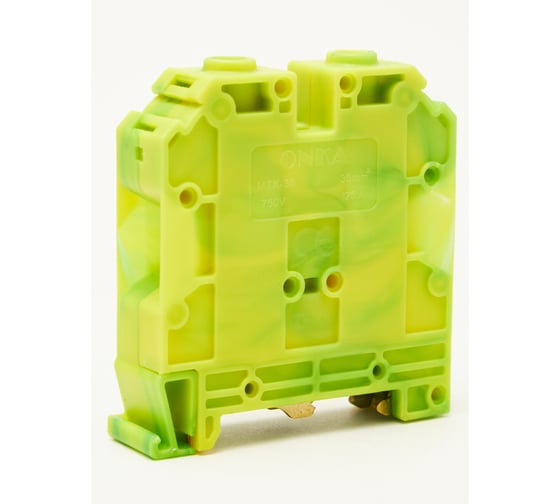 Изображение товара Клемма винтовая Onka MTK 35, 35 кв мм (желто-зеленый), для заземления 1010225