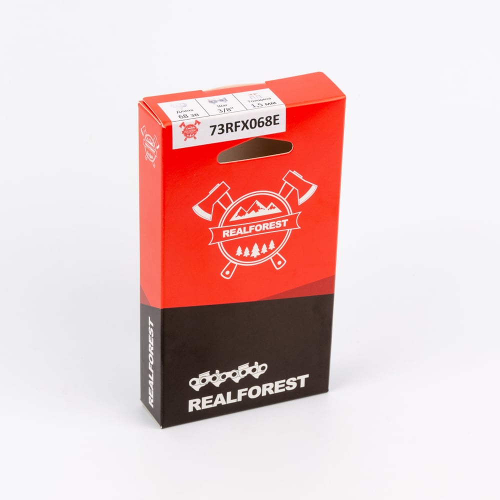 Изображение товара Цепь пильная RealForest Full Profile Super Chisel 3/8 1.5мм 68 звеньев