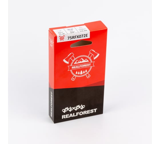 Изображение товара Цепь пильная RealForest Full Profile Super Chisel, шаг 3/8, толщина 1,6мм (0,063), длина 72 звена 75RFX072E