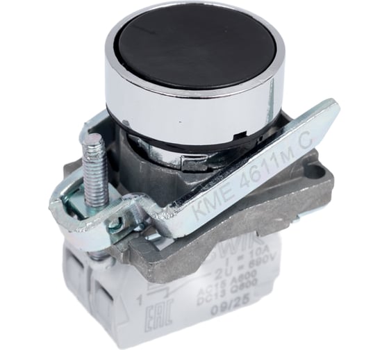 Изображение товара Выключатель Briswik КМЕ 4611м -С черный, IP65, УХЛ2, 10А, 1но+1нз aD-DB-5Ai-0121