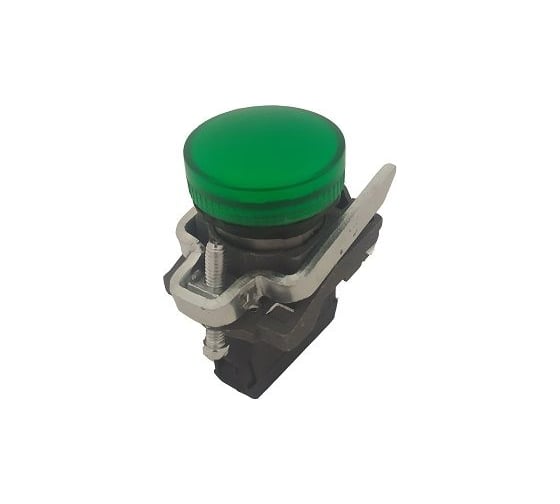 Изображение товара Индикатор светодиодный Briswik КМЕ ОЛС зеленый, 220В AC/DC, IP65, стальной aD-EB-5Ai-73