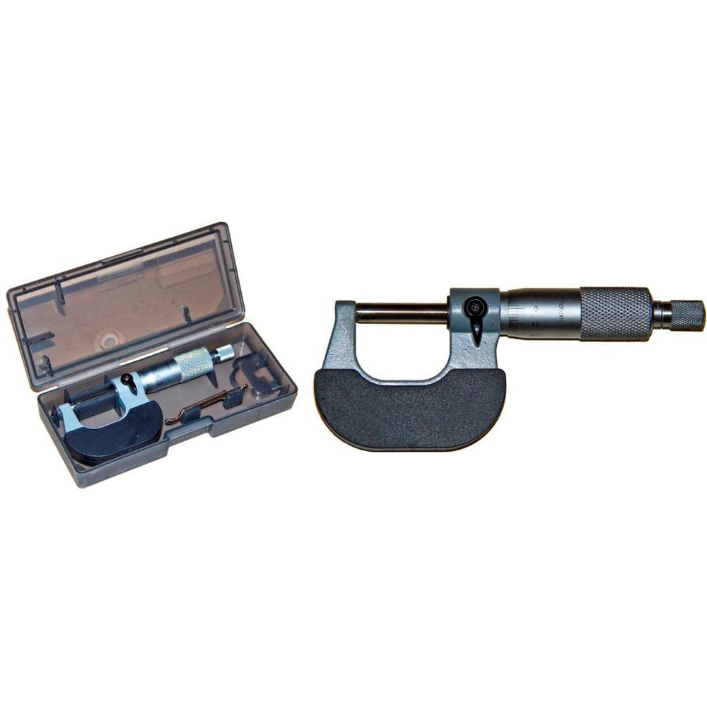 Изображение товара Микрометр Диапазон 50 мм точность 0,01 мм профессиональный МК 50