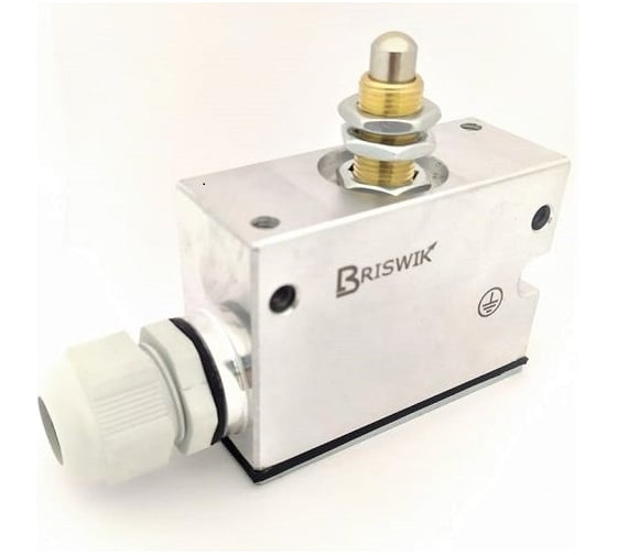 Изображение товара Микропереключатель Briswik МП-1202м/01 (толкатель шток, крепление комбинированное не торцевое) mp120201.BR