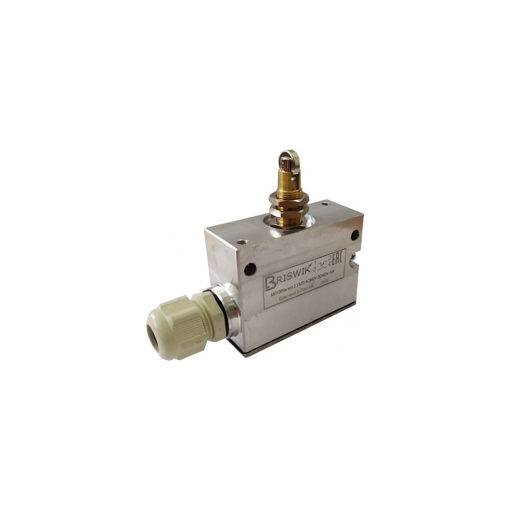 Изображение товара Микропереключатель Briswik МП-1203м/03 с роликом, IP54, 440/660 В