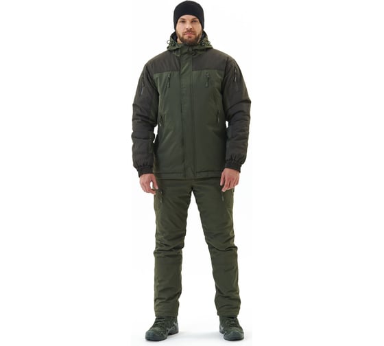 Изображение товара Костюм демисезонный URSUS «ГРАСК» куртка/брюки, цвет хаки/олива, ткань ПолиИтали/Таслан размер 44-46, рост 170-176 КОС435-ХАКИ-ДМСЗ/44-46, 170-176