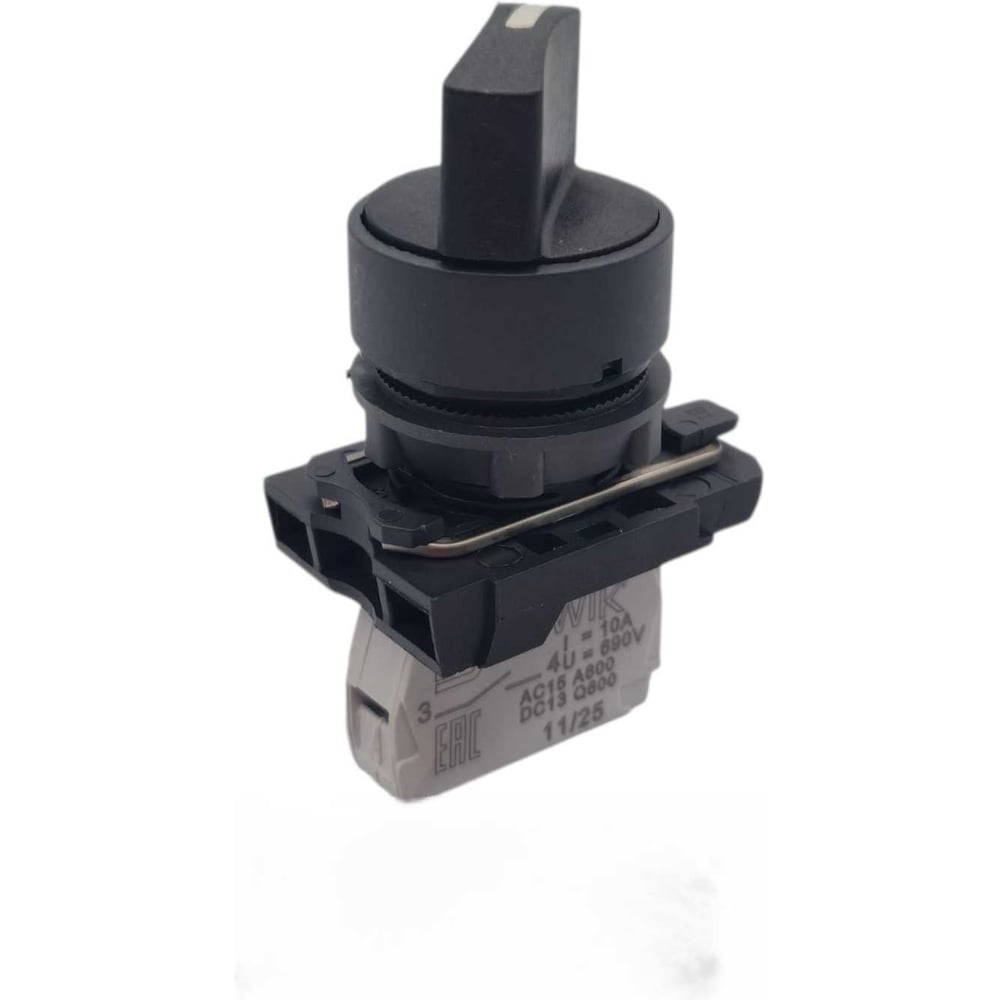 Изображение товара Переключатель Briswik КПЕ 1610 -Р черный IP65 2-позиционный