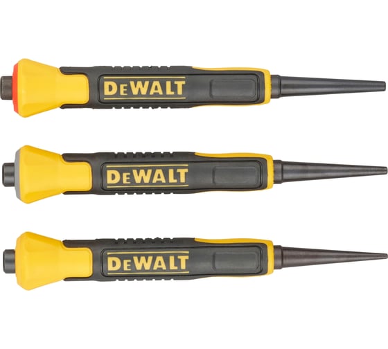 Изображение товара Набор добойников Dewalt Bi-Material Grip 3 шт DWHT0-58018