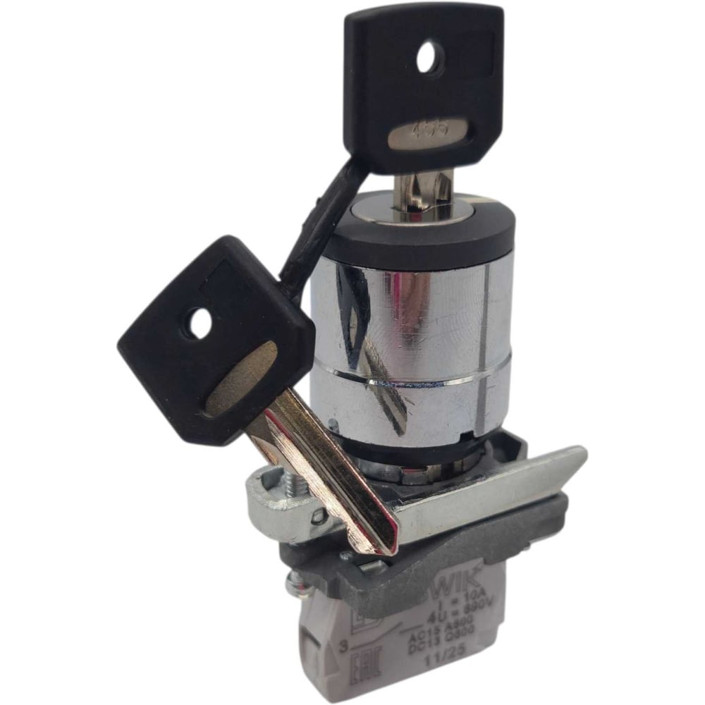 Изображение товара Переключатель Briswik КПЕ 1510 -КС черный 2-позиционный с фиксацией