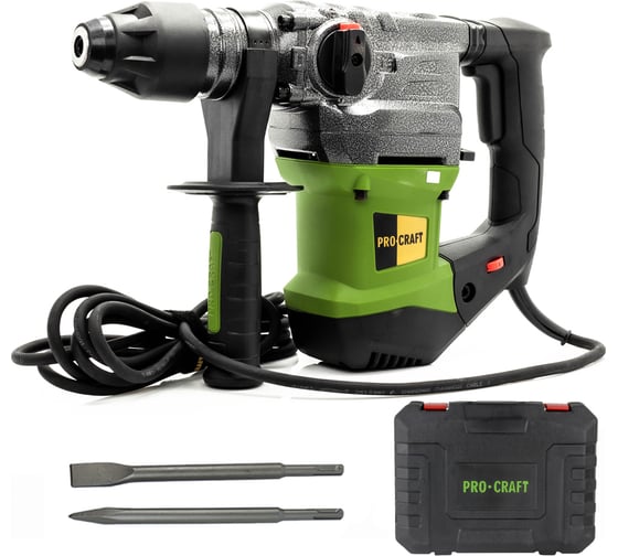 Изображение товара Перфоратор PROCRAFT 1500 Вт, 6,0 Дж, 0-4500 уд/мин, SDS+ BH2200