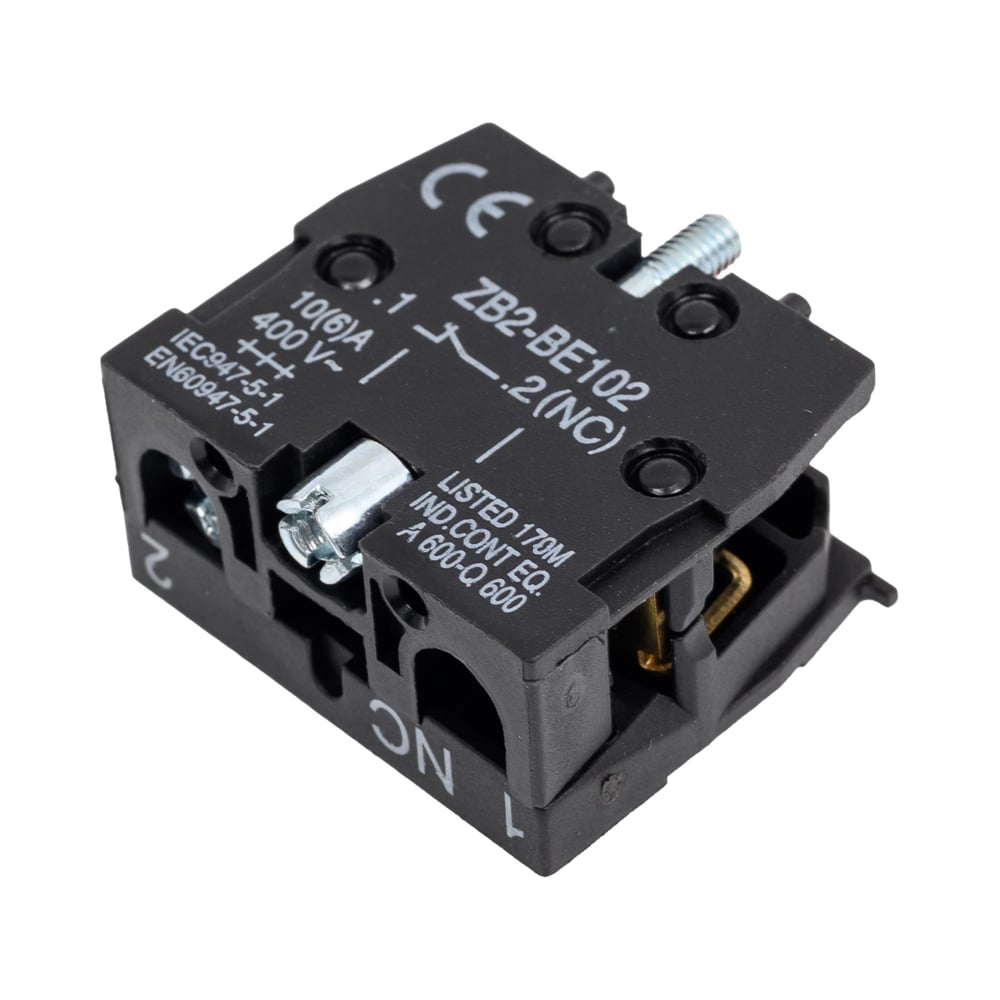 Изображение товара Блок НЗ для ПКТ Briswik HB2-BE102 NC ZB101-BE102 контактный силовой