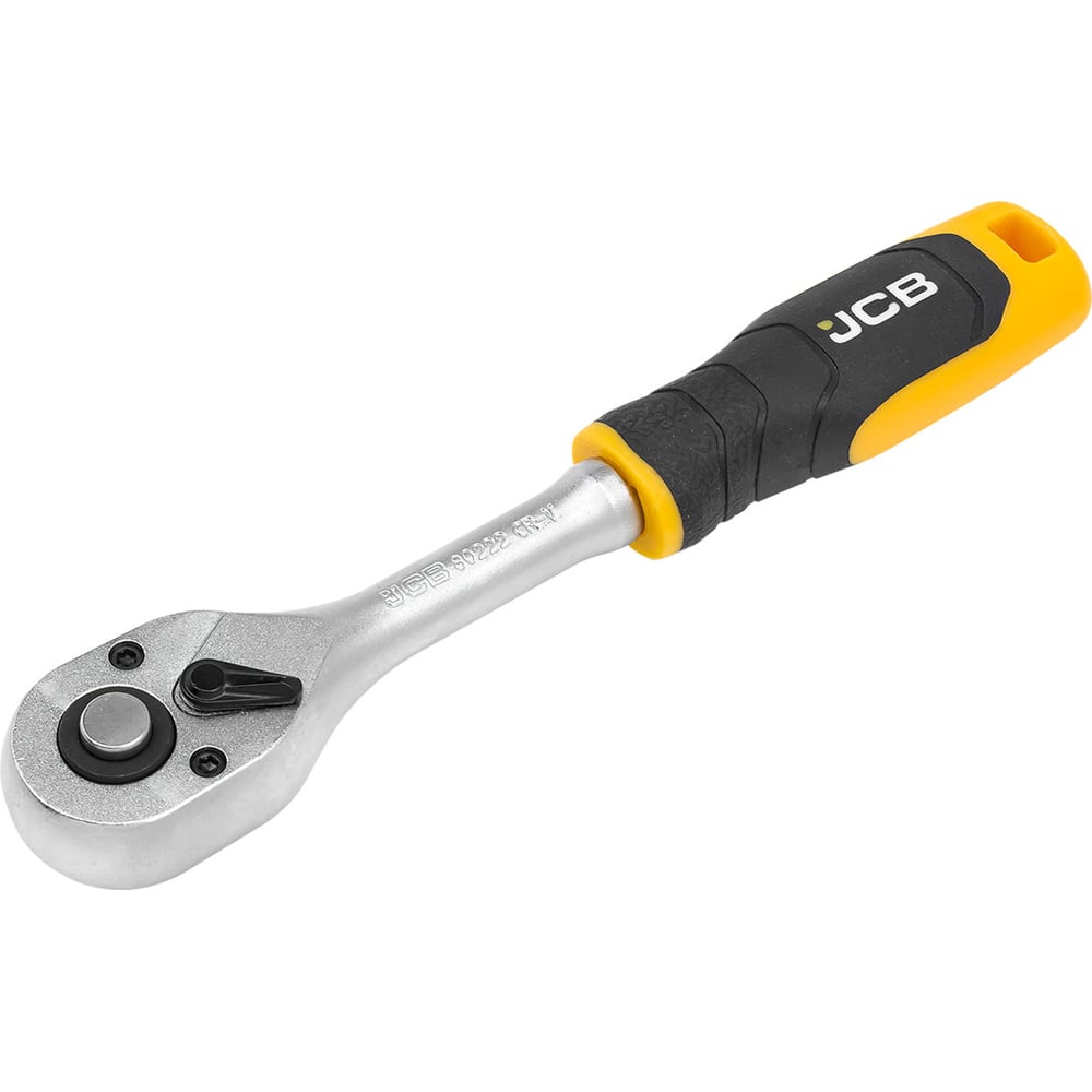 Изображение товара Трещотка реверсивная JCB 1/4 с ручкой из CrV и антикоррозийным покрытием