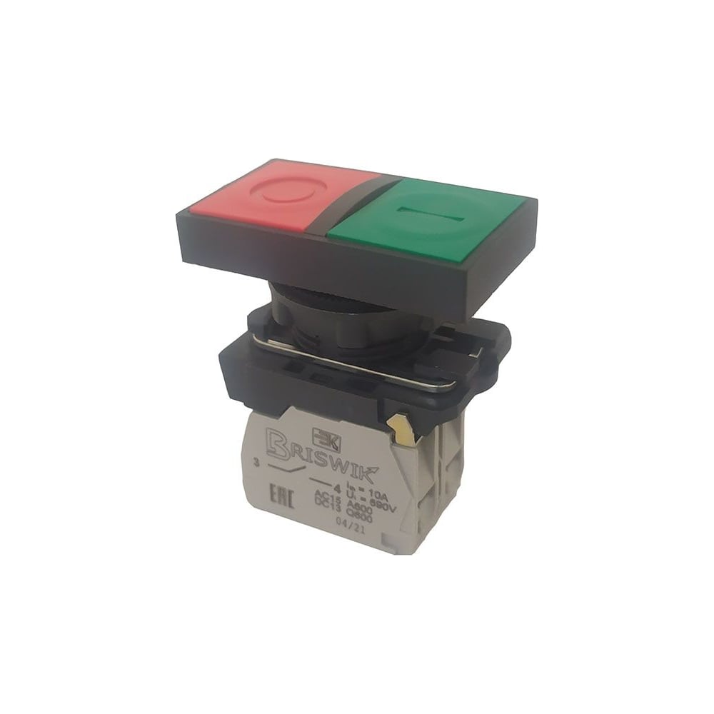 Изображение товара Выключатель силовой Briswik КМЕ 8111м 440/660 В IP40 10 А с подсветкой