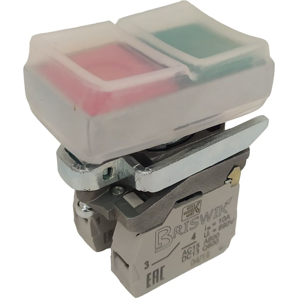 Изображение товара Выключатель силовой Briswik КМЕ 8211м IP67 10А с металлокорпусом