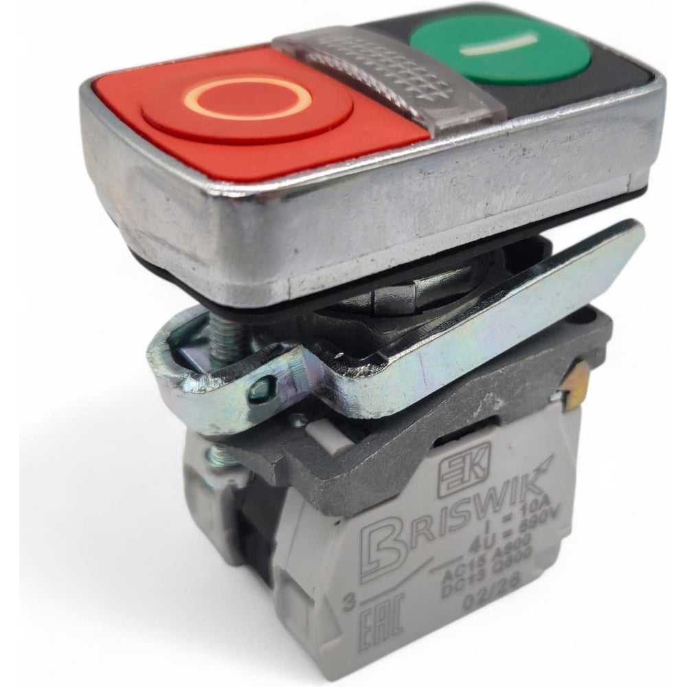 Изображение товара Выключатель Briswik КМЕ 8611м -ЛС 220В IP65 с подсветкой