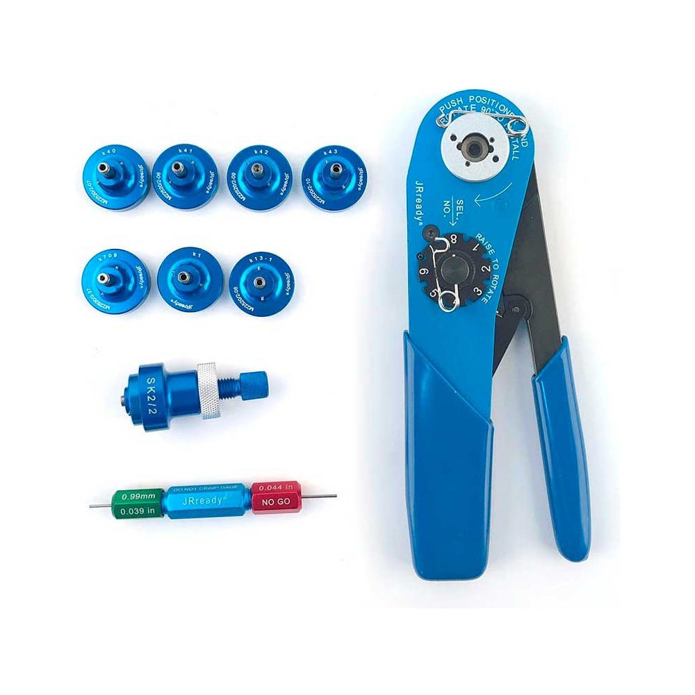 Изображение товара Набор инструмента электромонтажного для работы с миниатюрными проводами размером от 20 до 32 JRready МIL22520/2-01 AWG ST-2060 4687206335608