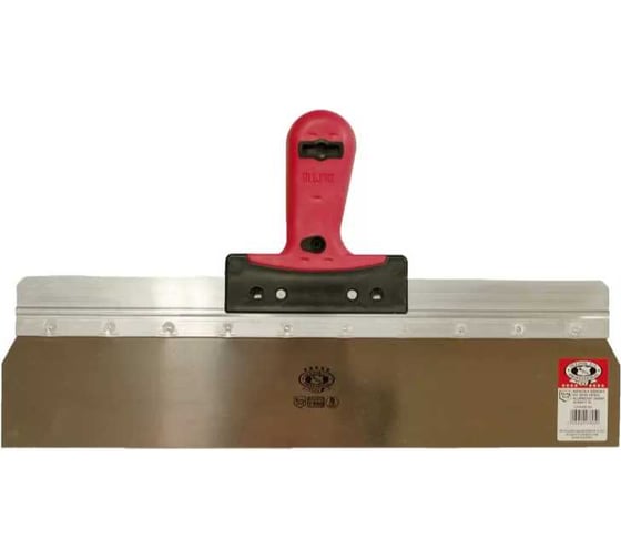 Изображение товара Нержавеющий шпатель фасадный Olejnik 280мм ручка двухкомпонентная 123928-2K